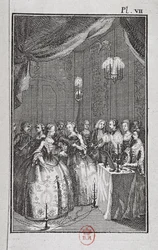 Recepção de senhoras na Loja de Mopses (ver também 224624)